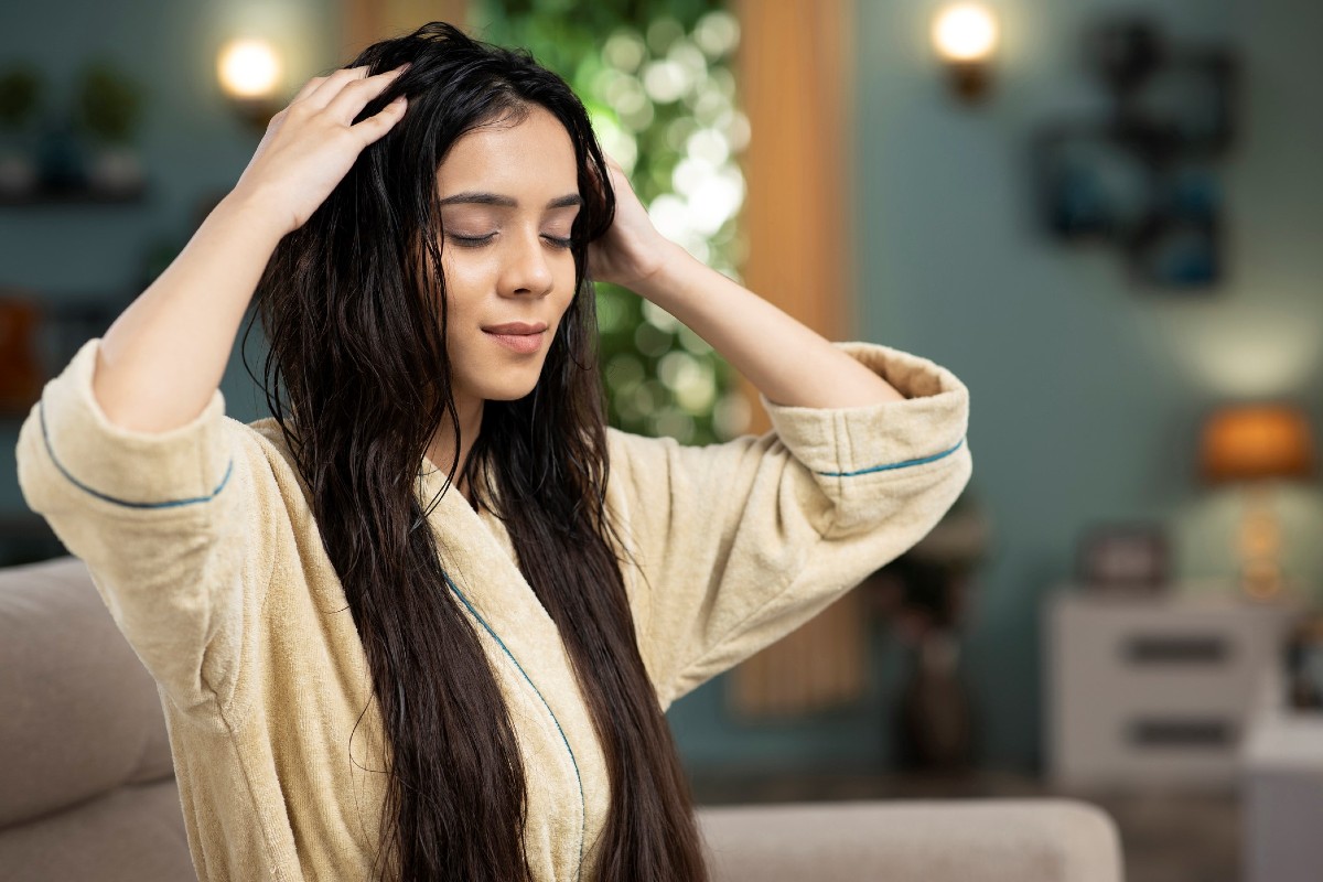 make your hair less greasy