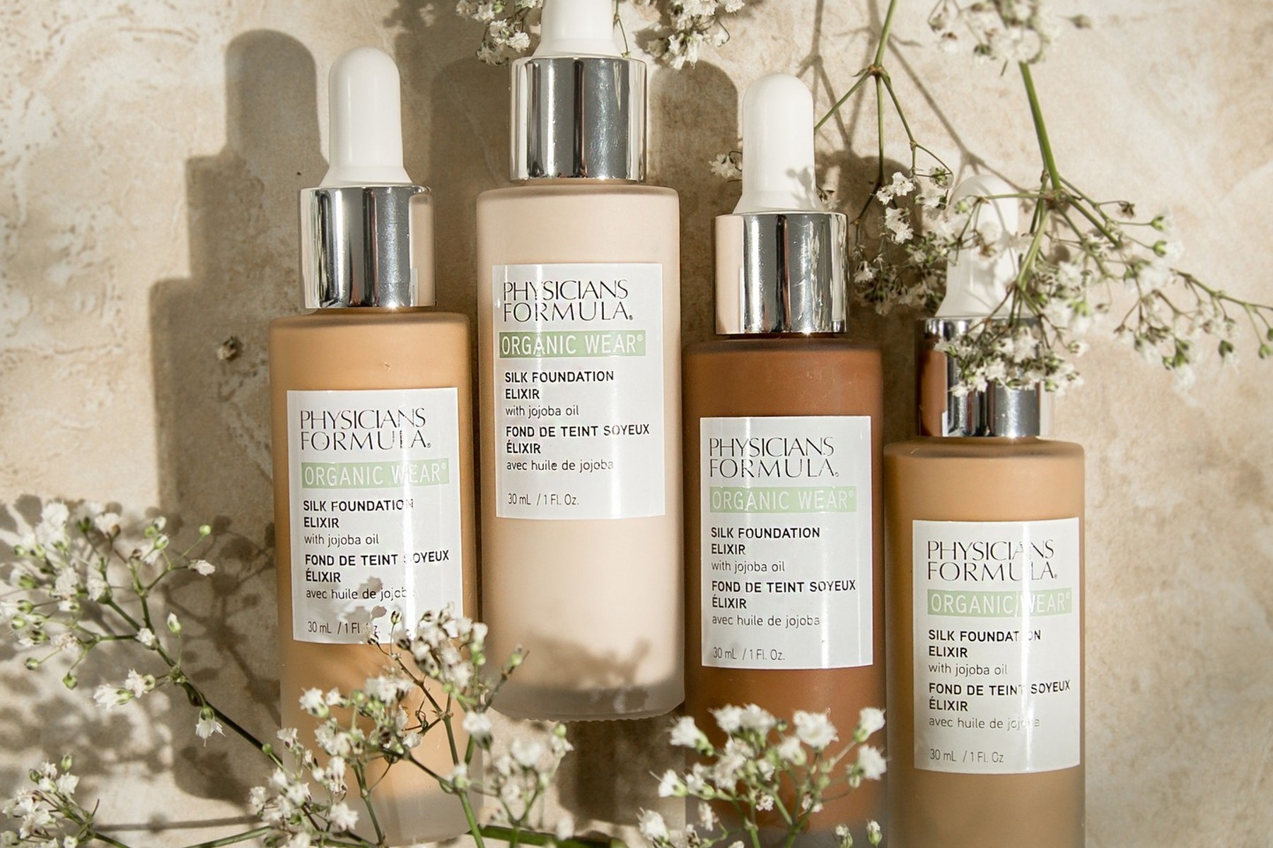 organic natural foundations for dry skin
