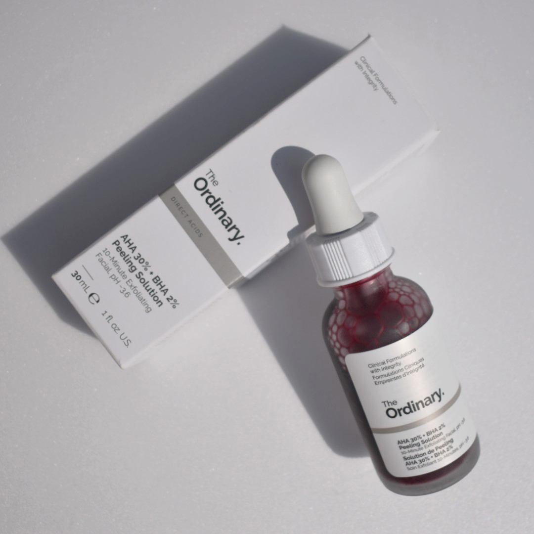 The Ordinary AHA 30% + BHA 2% Peeling Solution Review